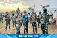 Satgas Indo RDB XXXIX-F Monusco Gelar Patroli Tempur di Idohu Kongo