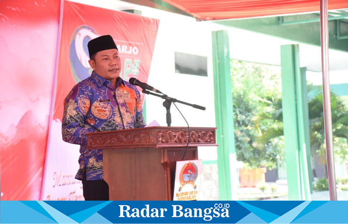 Plt. Bupati Sidoarjo, H. Subandi SH.M.Kn, hadir bersama seluruh personil TNI Kodim 0816 Sidoarjo dan anggota Polri dalam penutupan Program Sidoarjo Siap 24 Jam (IST)