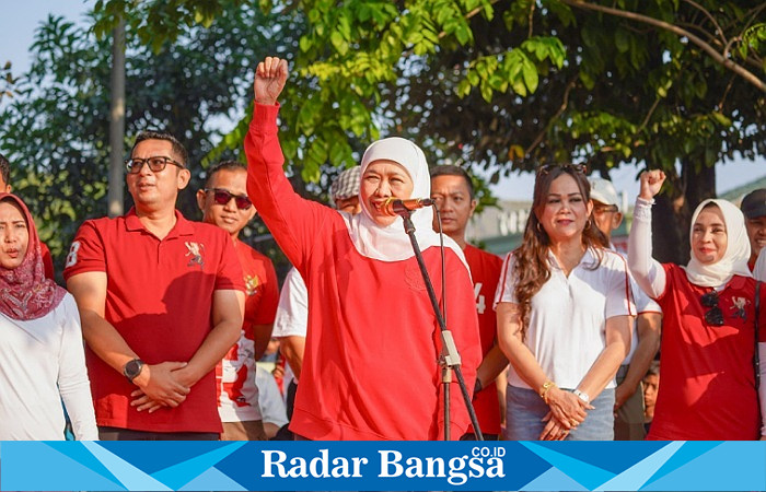 Khofifah berangkatkan Jalan Sehat di Mojokerto,  HUT Kemerdekaan RI ke-79 (IST)