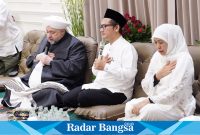 Ketua Umum PP Muslimat NU, Khofifah Indar Parawansa, baru-baru ini mengadakan forum ijazah manaqib dan silaturahmi di kediamannya di kawasan Jemursari.  (IST)