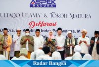 ASPEK Madura secara resmi mendeklarasikan dukungan Khofifah Indar Parawansa dan Emil Elestianto Dardak untuk menjadi Gubernur dan Wakil Gubernur Jawa Timur periode 2025-2030, pada malam Senin, 26 Agustus 2024.