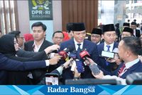 Menteri Agraria dan Tata Ruang/Badan Pertanahan Nasional (ATR/BPN),  Agus Harimurti Yudhoyono saat diwawancarai awak media (IST)