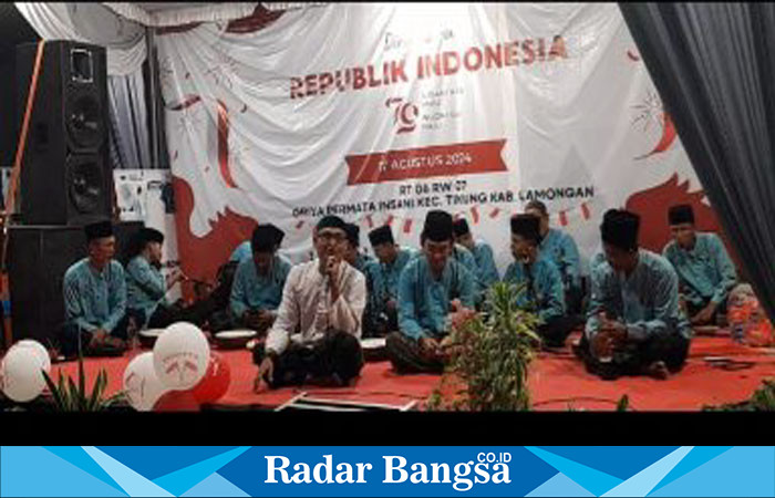 Hadrah  As Sunnah dari Desa Balongwangi Kecamatan Tikung Lamongan (Dok foto Nul –RadarBangsa)