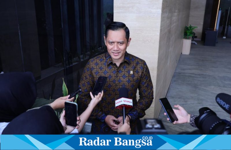 Menteri Agraria dan Tata Ruang/Kepala Badan Pertanahan Nasional (ATR/BPN), Agus Harimurti Yudhoyono (IST)