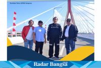 Presiden Republik Indonesia, Joko Widodo pada Peresmian Jembatan Pulau Balang di Kabupaten Penajam Paser Utara, Provinsi Kalimantan Timur (IST)