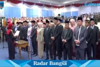 - Sebanyak 40 anggota DPRD Kabupaten Lahat terpilih untuk Periode 2024-2029 secara resmi dilantik. pada Senin siang (26/8/2024) di Gedung DPRD Kabupaten Lahat (IST)