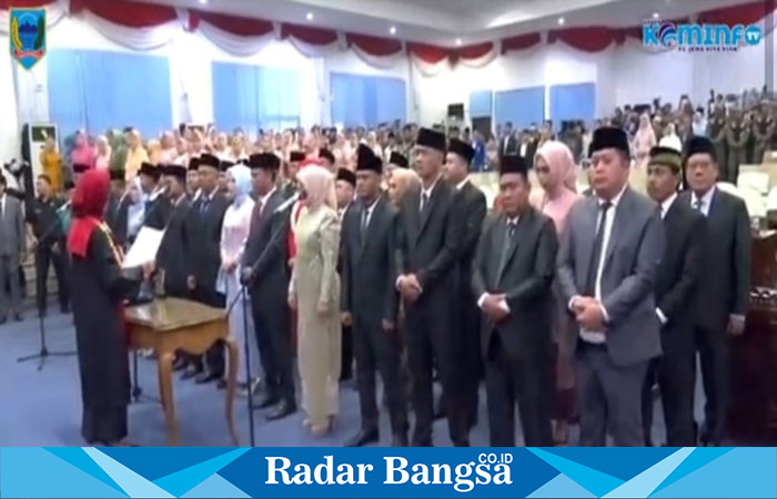 - Sebanyak 40 anggota DPRD Kabupaten Lahat terpilih untuk Periode 2024-2029 secara resmi dilantik. pada Senin siang (26/8/2024) di Gedung DPRD Kabupaten Lahat (IST)