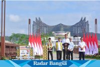 Presiden Jokowi Resmikan Plaza Sumbu Kebangsaan IKN (14/08)  (ist)