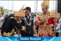 Plt Bupati Subandi saat menghadiri  Lomba Karnaval HUT RI  (IST)