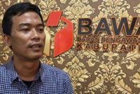 Komisioner Bawaslu Devisi Penanganan Pelanggaran dan Datin Bawaslu Kabupaten Kediri, Muhammad Hamdaani, S.H.I saat dikonfirmasi awak media (foto: HK)