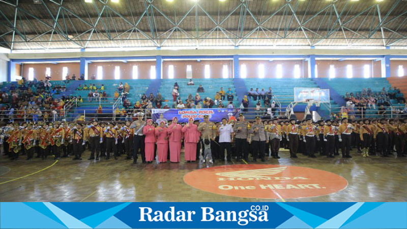 Despendikbud dan Kapolres Madiun Kolaborasi Gelar Lomba Polisi Cilik se-Kabupaten