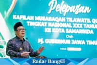 Pj Gubernur Adhy Karyono saat sambutanya (IST)