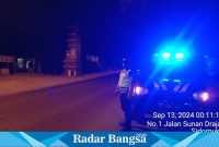 Anggota Polsek Tikung saat melaksanakan Patroli (IST)