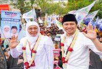 Pasangan Bakal Calon Gubernur dan Wakil Gubernur Khofifah Indar Parawansa dan Emil Elestianto Dardak dalam Pilkada Jawa Timur 2024 (IST)