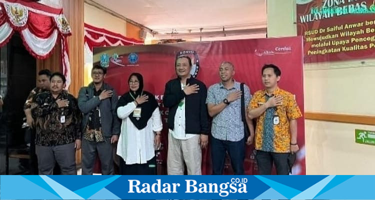 Paslon Deny - Muda bersama Komisioner KPU Kabupaten Kediri saat tes kesehatan di RSSA (IST)