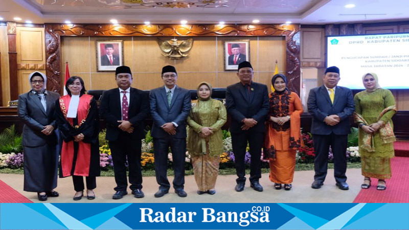 Ketua DPRD Sidoarjo Resmi dilantik (IST)