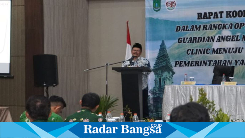 Pj. Bupati Pasuruan, Andriyanto, saat mengarahkan seluruh Kepala Organisasi Perangkat Daerah (OPD) untuk mengoptimalkan pengelolaan keuangan daerah