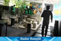 Sembilan Pelajar  yang Nongkor di warkop semburat saat di Razia  Sat Pol PP