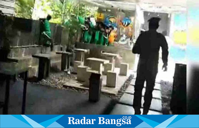 Sembilan Pelajar  yang Nongkor di warkop semburat saat di Razia  Sat Pol PP