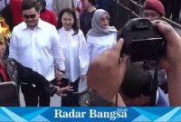 Paslon Dhito-Dewi bersama parpol pengusung dan pendukung saat mendaftar ke Kantor KPU Kabupaten Kediri (IST)