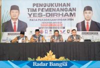 Pengukuhan Tim Pemenangan Bapaslon Yes-Dirham (IST)