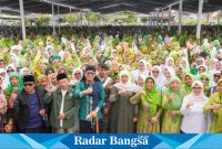 - Ketua Umum PP Muslimat NU, Khofifah Indar Parawansa, bersama Gus Miftah saat  meresmikan Graha Muslimat NU di Kabupaten Blitar pada Rabu (4/9/2024).  (IST)