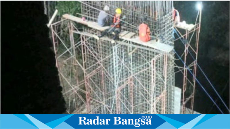 Pembangunan Infrastruktur Jembatan Karangdoro di Banyuwangi