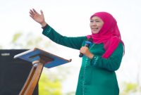 Calon Gubernur Jawa Timur Nomor Urut 2, Khofifah Indar Parawansa, turut menghadiri acara Maulid Nabi Muhammad SAW, Haul Masyayikh