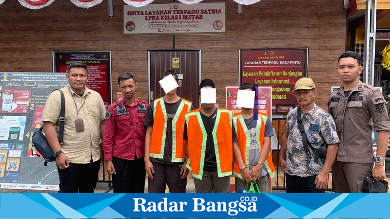 Tiga anak berhadapan dengan hukum (ABH) akan diserahkan ke LPKA Blitar