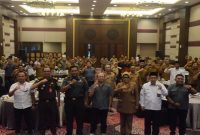 Fenny saat menghadiri Sosialisasi Pencegahan Pelanggaran Netralitas ASN, TNI, dan Polri yang digelar Bawaslu Sidoarjo di Fave Hotel, Sidoarjo, Senin (7/10).