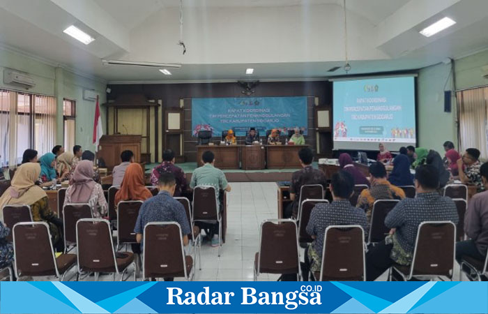 Rakor Tim Percepatan Penanggulangan TBC yang digelar di Ruang Delta Graha Setda Sidoarjo pada Selasa (29/10) (IST)