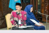 Dua Peserta  lomba Musabaqah Tilawatil Quran, Musabaqoh Hifdzil di Pendopo Lokatantra Kabupaten Lamongan, Rabu (30/10) Sumber foto : Prokopim Lamongan