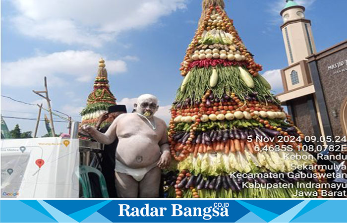 Pemdes  Sekarmulya, Kecamatan Gabuswetan, Kabupaten Indramayu, Provinsi Jawa Barat, menggelar acara adat tahunan Sedekah Bumi  (Dok foto Jayas)