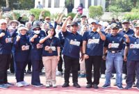 Suasana semarak memenuhi lapangan Alun-alun Sidoarjo (IST)