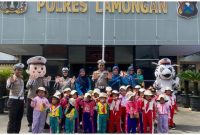 Unit Kamsel Satlantas Polres Lamongan menggelar kegiatan Polsanak (IST)