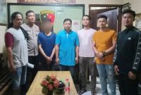 Pelaku saat diamankan Polsek Deket (Foto Istimewa)