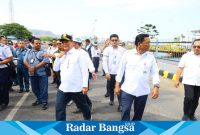 Wakil Menteri Perhubungan, Komjen. Pol (Purn) Suntana, melakukan kunjungan kerja ke Pelabuhan Ketapang, Banyuwangi (IST)