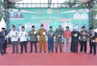 Bupati  Asahan H. Surya, B, Sc  diwakili   staf ahli bidang  hukum  dan  politik  M. Yusuf  Lubis  buka  acara  Asahan Madrasah  Expo  2024. ( foto Istimewa )