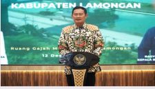 - Bupati Lamongan, Yuhronur Efendi, membuka kegiatan pencanangan 100 persen Desa Cantik di Aula Gadjah Mada, Gedung Pemkab Lamongan Lantai 7 (IST)