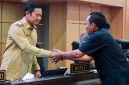 Bupati Lamongan Yuhronur Efendi  Rapat Paripurna di Gedung DPRD Lamongan yang berlangsung pada Senin (2/12/2024) (IST)