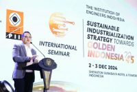 Pj Gubernur Jawa Timur Adhy Karyono membuka Seminar Internasional dalam rangkaian Kongres Persatuan Insinyur Indonesia (PII) XXIII Tahun 2024 yang diselenggarakan di Sheraton Hotel & Tower Surabaya (IST)