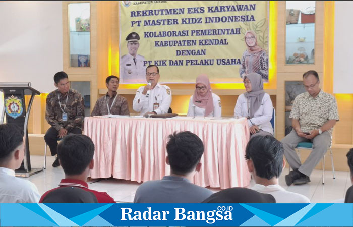 Proses perekrutan eks Karyawan tengah dilakukan di Disnaker Kendal(RadarBangsa.co.id/Rob)