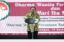 Bupati Lamongan Yuhronur Efendi, hadiri peringatan HUT Darma Wanita Persatuan (DWP) ke-25 dan Hari Ibu ke-96, di Pendopo Lokatantra Kabupaten Lamongan, Kamis (19/12/2024) (IST)