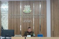 Kantor Kejari Lamongan dengan penjagaan ketat (IST)