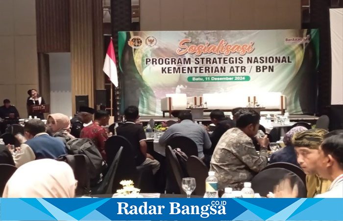 Sosialisasi Program Strategis Nasional Kementerian ATR / BPN. bersama Anggota DPR RI Komisi 2 Bidang Legislasi (Foto Istimewa)