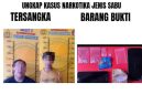 Tersangka dan Barang Bukti saat diamankan Polres Lamongan (ist)