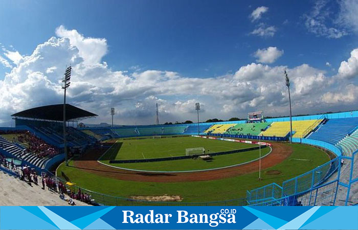 Renovasi Stadion Kanjuruhan yang terletak di Kabupaten Malang dikabarkan telah selesai 100 persen (ist)