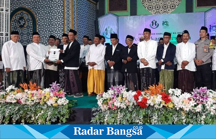 Pelantikan kegiatan digelar di halaman Masjid At-Taqwa, Dusun Dukuh, Desa Dukuhagung, Kecamatan Tikung (IST)