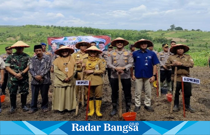 Polres Demak  penanaman jagung (ist)