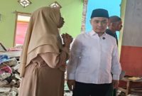 Gus Barra saat Kunjungi Lokasi Ledakan Desa Sumolawang, Kecamatan Puri (ist)